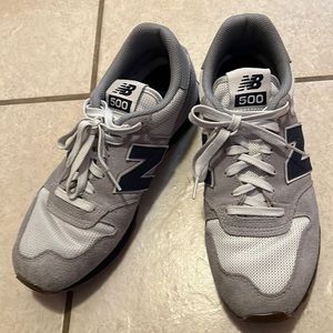 Grey and Navy New Balance 500